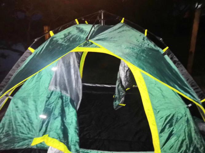 休闲帐篷可以户外过夜吗